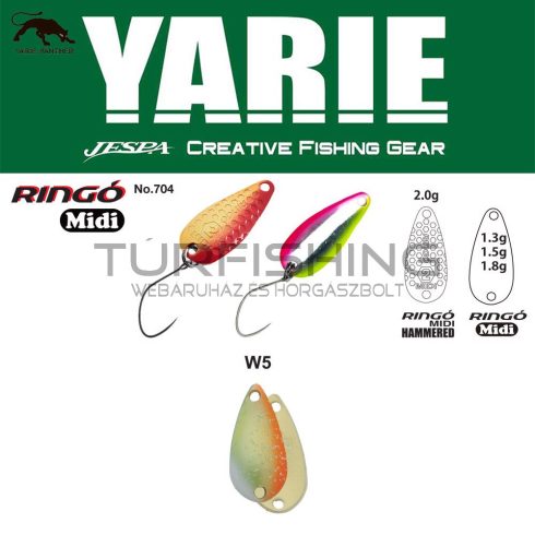 Yarie Jespa YARIE 704 RINGO MIDI 1.8gr W5 Melon Short