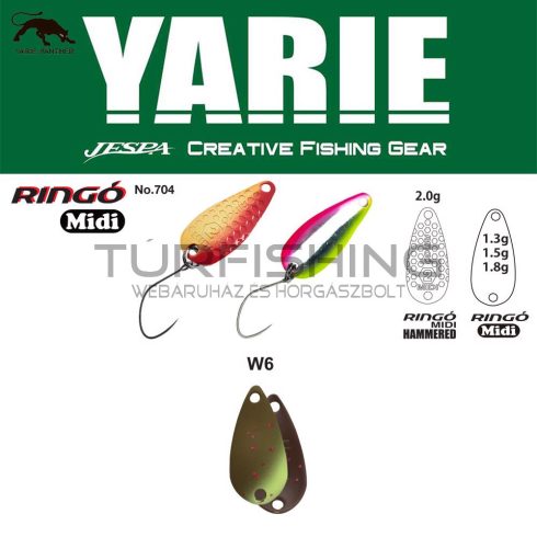 Yarie Jespa YARIE 704 RINGO MIDI 1.8gr W6 Ehesukai