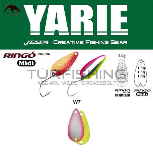 Yarie Jespa YARIE 704 RINGO MIDI 1.8gr W7 WPN-N