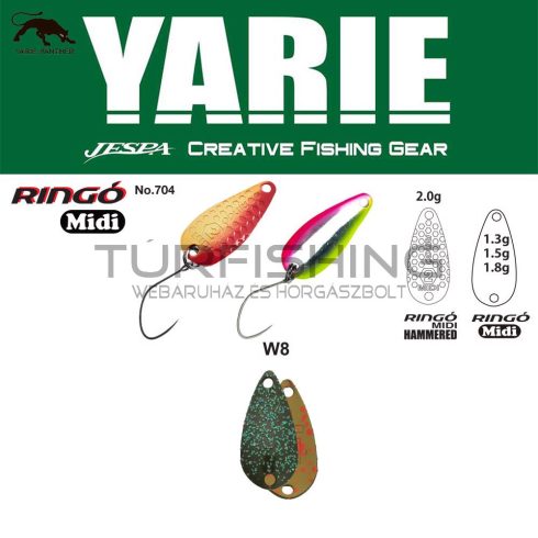 Yarie Jespa YARIE 704 RINGO MIDI 1.8gr W8 Wadatami