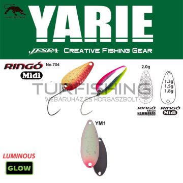 Yarie Jespa YARIE 704 RINGO MIDI 1.8gr YM1 Fruit Peach