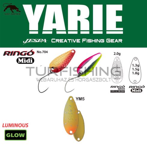 Yarie Jespa YARIE 704 RINGO MIDI 1.8gr YM5 Fruit Mandarin