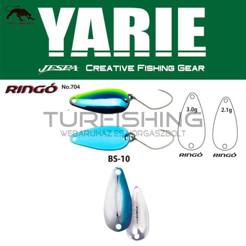 Yarie Jespa YARIE 704 RINGO 2.1gr BS-10 Blue/Silver