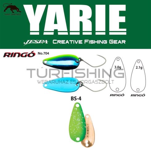 Yarie Jespa YARIE 704 RINGO 2.1gr BS-4 Lime Glitter