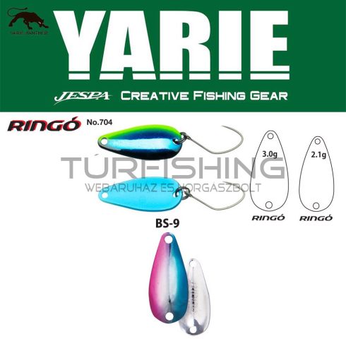 Yarie Jespa YARIE 704 RINGO 2.1gr BS-9 Blue/Pink