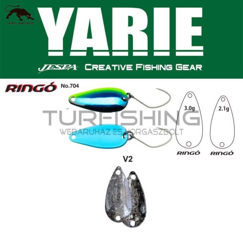 Yarie Jespa YARIE 704 RINGO 2.1gr V2 Naive Silver