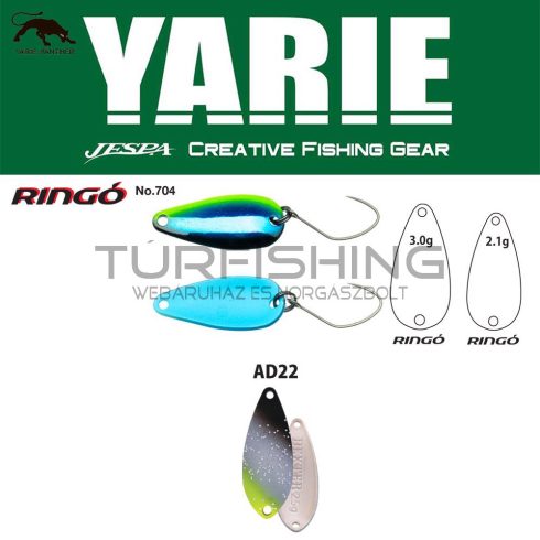 Yarie Jespa YARIE 704 RINGO 3.0gr AD22 Saber Silver