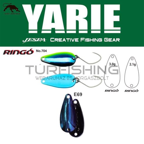 Yarie Jespa YARIE 704 RINGO 3.0gr E69 Fire Blue