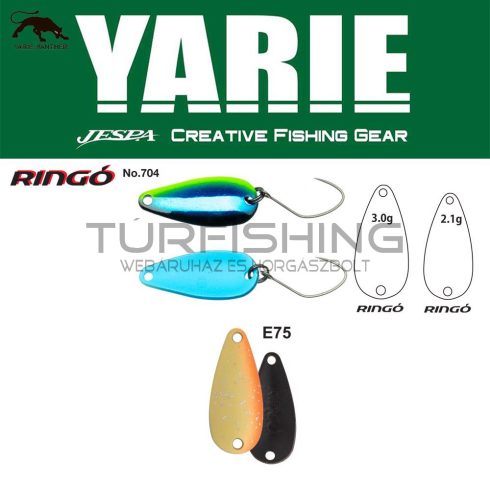 Yarie Jespa YARIE 704 RINGO 3.0gr E75 Orange Peel