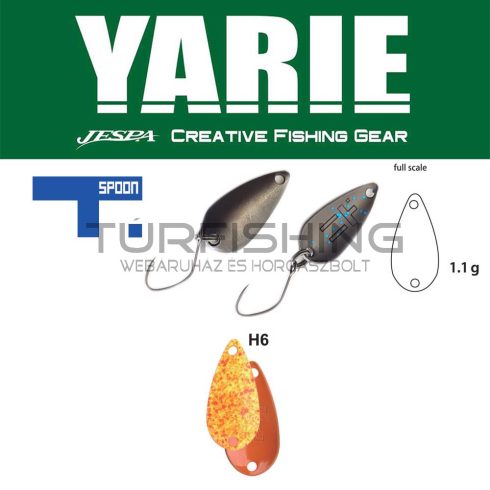 Yarie Jespa YARIE 706 T-SPOON 1.1gr H6 Daidai Squash