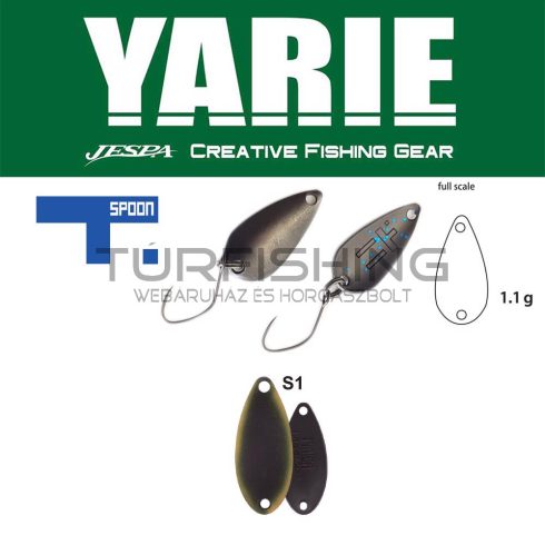 Yarie Jespa YARIE 706 T-SPOON 1.1gr S1 Dark Brown