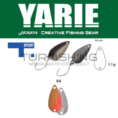 Yarie Jespa YARIE 706 T-SPOON 1.1gr V4 MG Ice