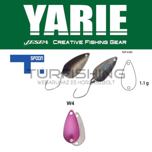 Yarie Jespa YARIE 706 T-SPOON 1.1gr W4 Norinori Pink