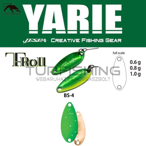 Yarie Jespa YARIE 707T T-ROLL 1.0gr BS-4 Lime Glitter