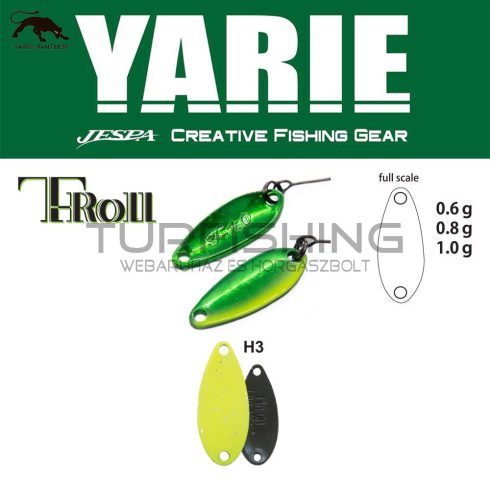 Yarie Jespa YARIE 707T T-ROLL 1.0gr H3 Chart Glitter