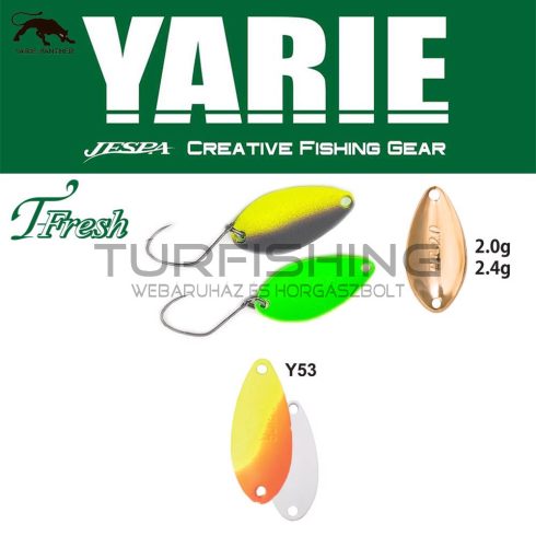 Yarie Jespa YARIE 708T T-FRESH 2.4gr Y53 Lemon/Orange