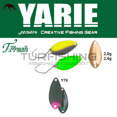 Yarie Jespa YARIE 708T T-FRESH 2.4gr Y76 Olive/Pink Tail