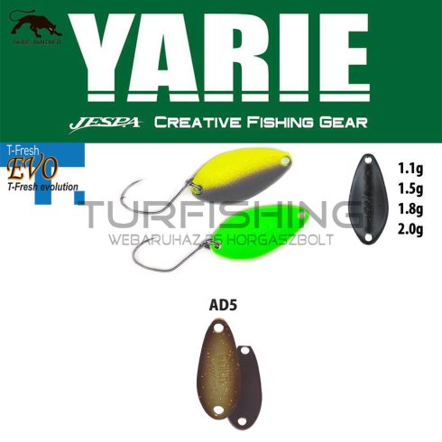 Yarie Jespa YARIE 710T T-FRESH EVO 1.1gr AD5 Algae