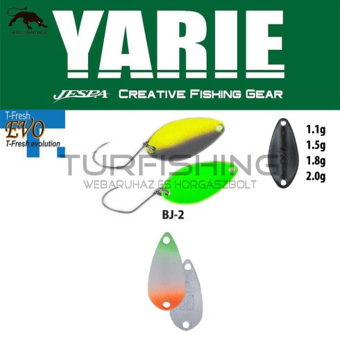 Yarie Jespa YARIE 710T T-FRESH EVO 1.1gr BJ-2 Carter