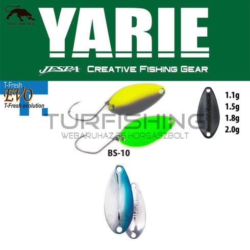 Yarie Jespa YARIE 710T T-FRESH EVO 1.1gr BS-10 Blue/Silver