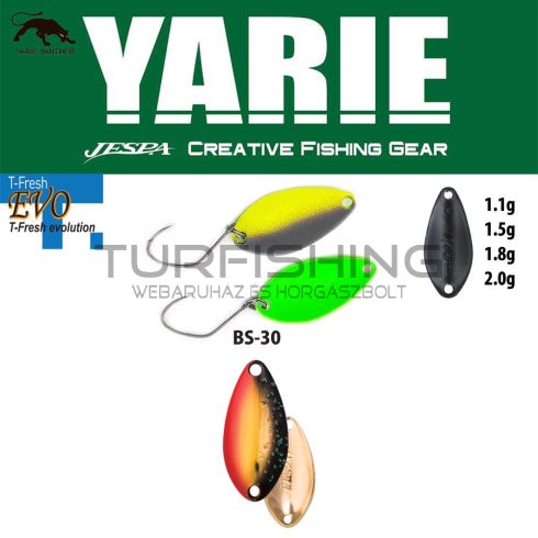 Yarie Jespa YARIE 710T T-FRESH EVO 1.1gr BS-30 Sunset Line