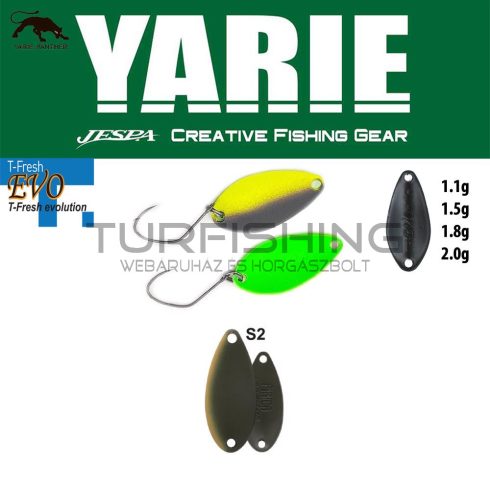 Yarie Jespa YARIE 710T T-FRESH EVO 1.1gr S2 Dark Olive