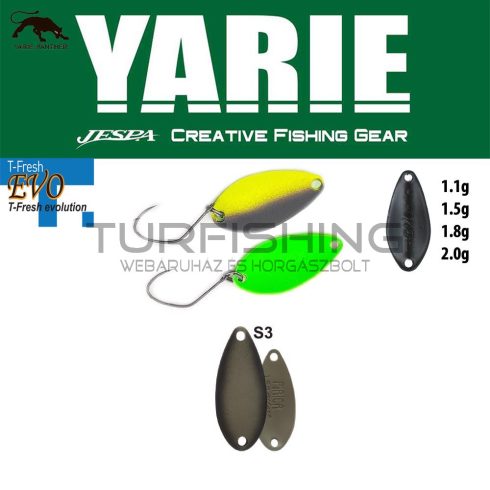 Yarie Jespa YARIE 710T T-FRESH EVO 1.1gr S3 Decayed Leaf