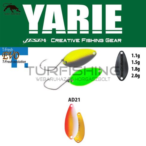 Yarie Jespa YARIE 710T T-FRESH EVO 1.5gr AD21 Uzakin