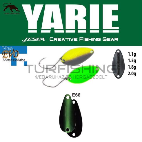 Yarie Jespa YARIE 710T T-FRESH EVO 1.5gr E66 Fits Green