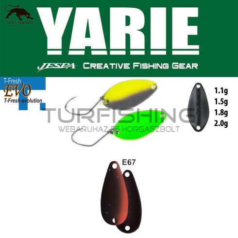 Yarie Jespa YARIE 710T T-FRESH EVO 1.5gr E67 Winner Brown