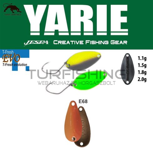 Yarie Jespa YARIE 710T T-FRESH EVO 1.5gr E68 Caramel Gold