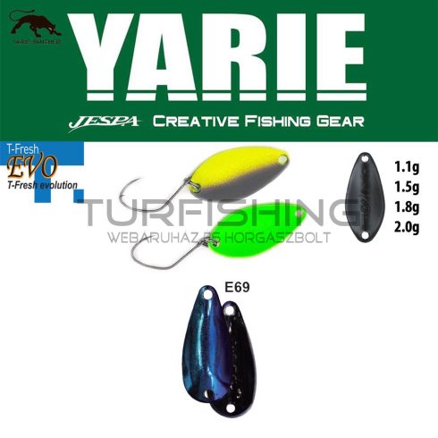 Yarie Jespa YARIE 710T T-FRESH EVO 1.5gr E69 Fire Blue