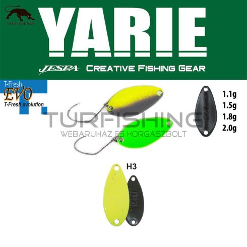 Yarie Jespa YARIE 710T T-FRESH EVO 1.5gr H3 Chart Glitter