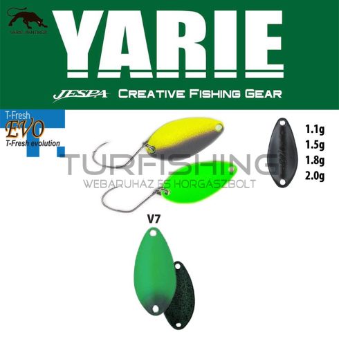 Yarie Jespa YARIE 710T T-FRESH EVO 1.5gr V7 Olive Mint