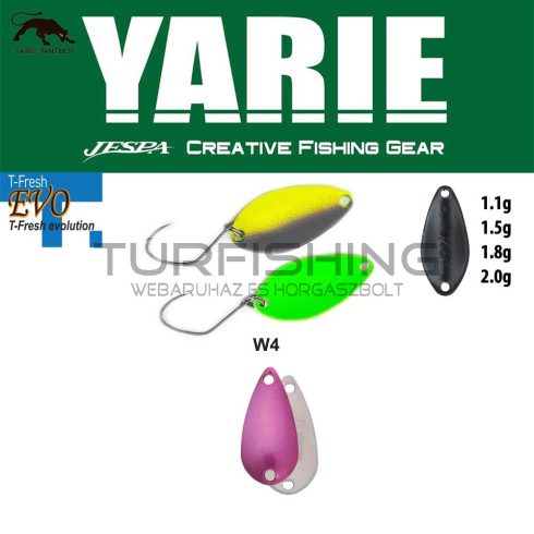 Yarie Jespa YARIE 710T T-FRESH EVO 1.5gr W4 Norinori Pink