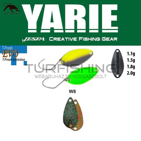 Yarie Jespa YARIE 710T T-FRESH EVO 1.5gr W8 Iwadatami