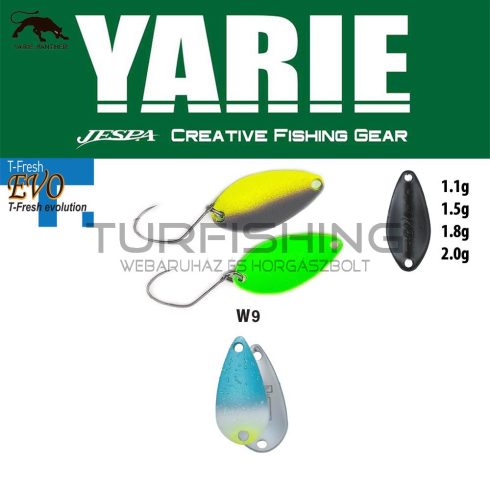 Yarie Jespa YARIE 710T T-FRESH EVO 1.5gr W9 Blues