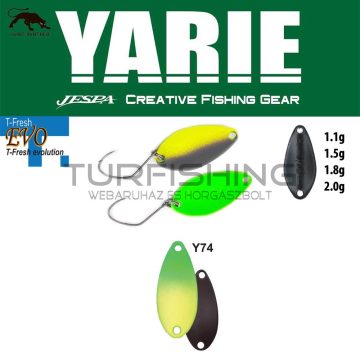 Yarie Jespa YARIE 710T T-FRESH EVO 1.5gr Y74 Green/Lemon