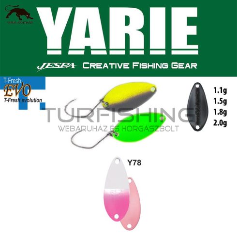 Yarie Jespa YARIE 710T T-FRESH EVO 1.5gr Y78 Shiropino