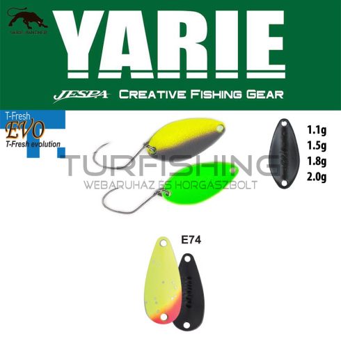 Yarie Jespa YARIE 710T T-FRESH EVO 2.0gr E74 Lemon Squash