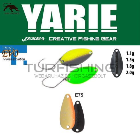 Yarie Jespa YARIE 710T T-FRESH EVO 2.0gr E75 Orange Peel