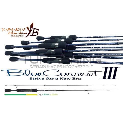 Yamaga Blanks BLUE CURRENT III 510 1.775m 0.3-4.5gr