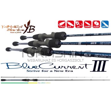 Yamaga Blanks BLUE CURRENT III 82/B BAITCAST 2.495m 2-20gr