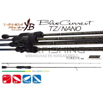   Yamaga Blanks BLUE CURRENT 62TZ NANO 1.88m 3gr Fuji Titanum Torzite