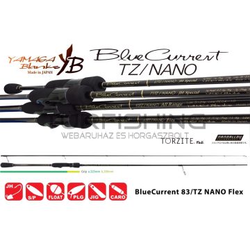   Yamaga Blanks BLUE CURRENT 83TZ NANO FLEX 2.52m 1.5-8gr Fuji Titanum Torzite