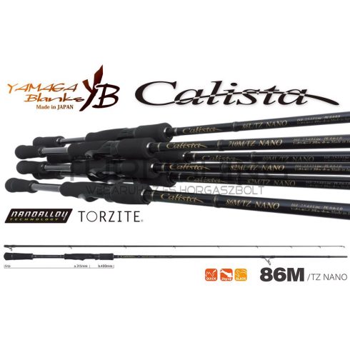 Yamaga Blanks CALISTA 86M TZ NANO 2.575m 28gr