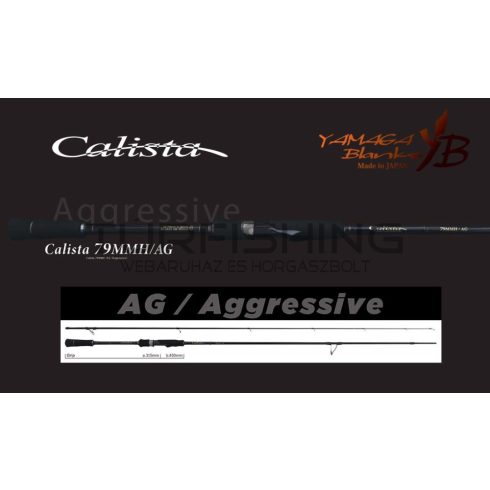 Yamaga Blanks CALISTA 79MMH/AG 2.38m 35gr Fuji Titanium Torzite