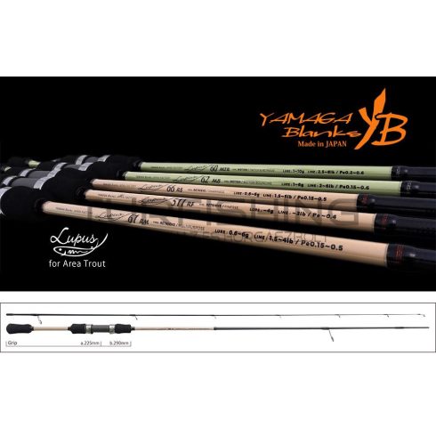 Yamaga Blanks YAMAGA LUPUS AREA 66RS RETRIEVE 1.99m 0.8-6gr