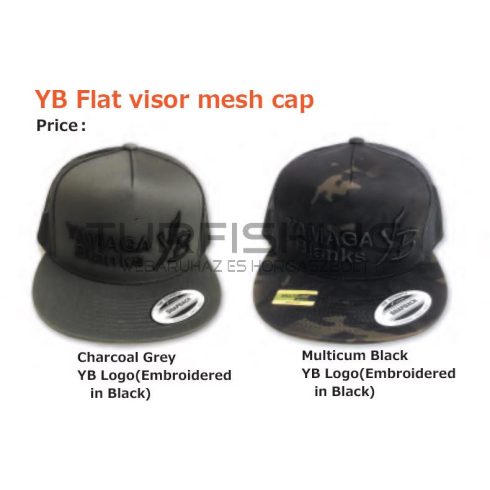 Yamaga Blanks SAPKA YAMAGA FLAT VISOR MESH GRAY