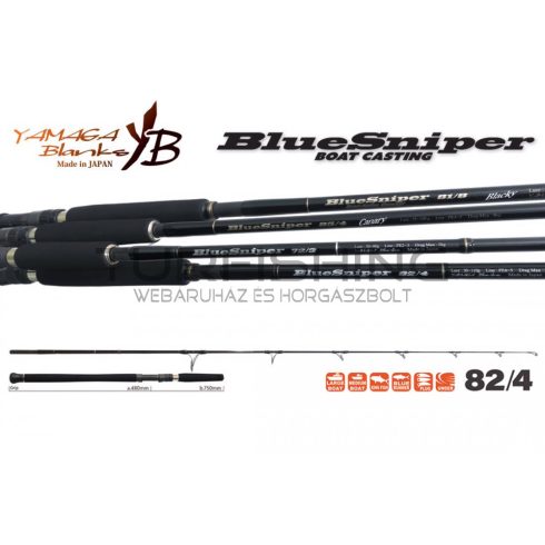 Yamaga Blanks BLUE SNIPER 82/4 2.52m 30-110gr